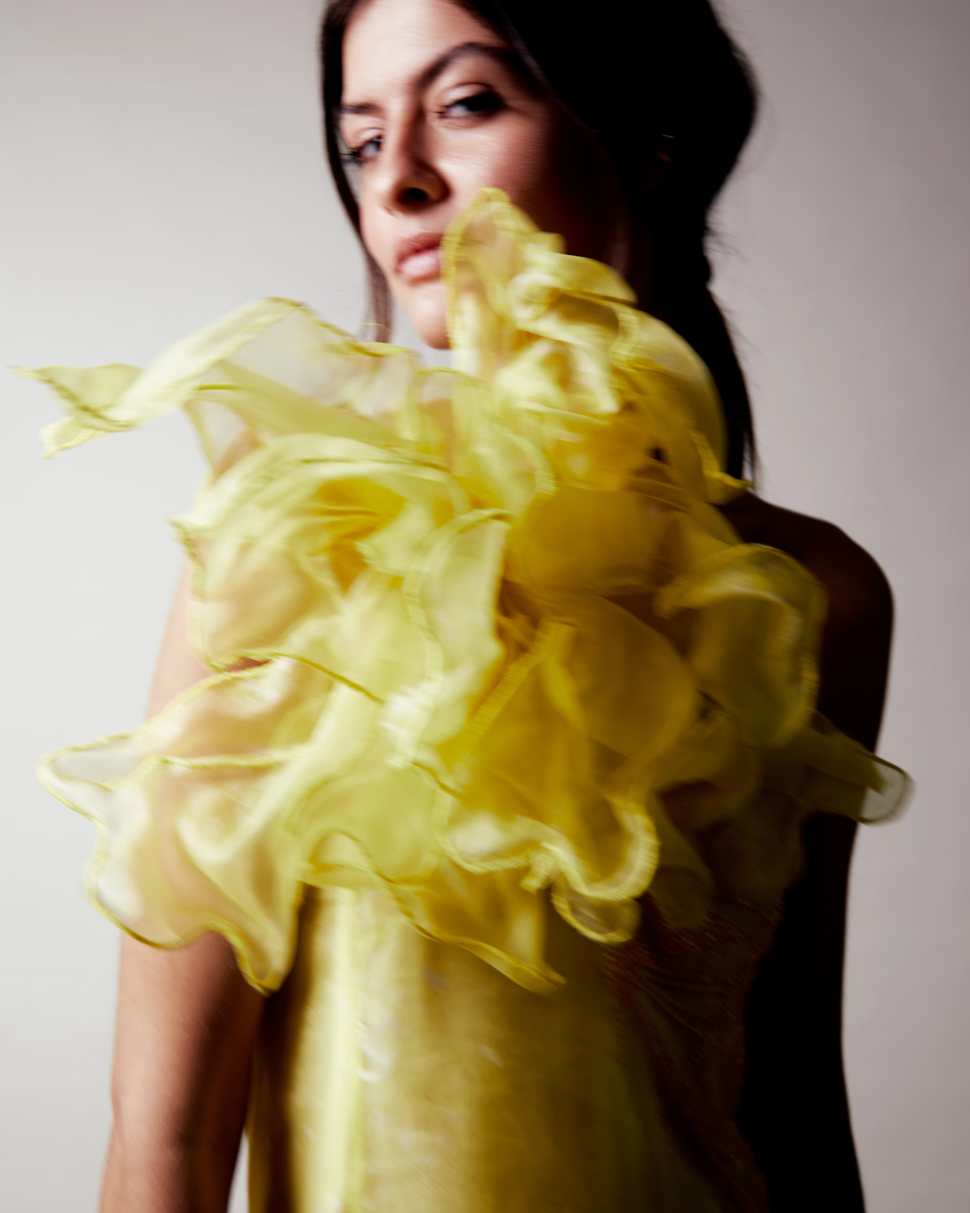Women in yellow dress